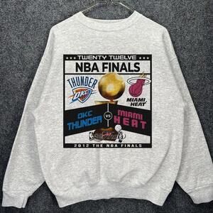 Okc Thunder Vs Miami Heat Finals Gray Collection Sweatshirt